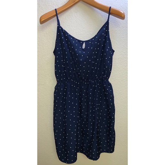 Blue&White Polka Dot Dress - Picture 1 of 3